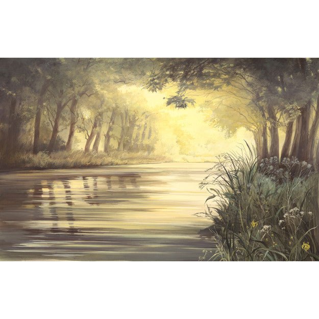 Les Dominotiers Le canal doré Behang DOM 5004 - LAB COLOUR THE WORLD