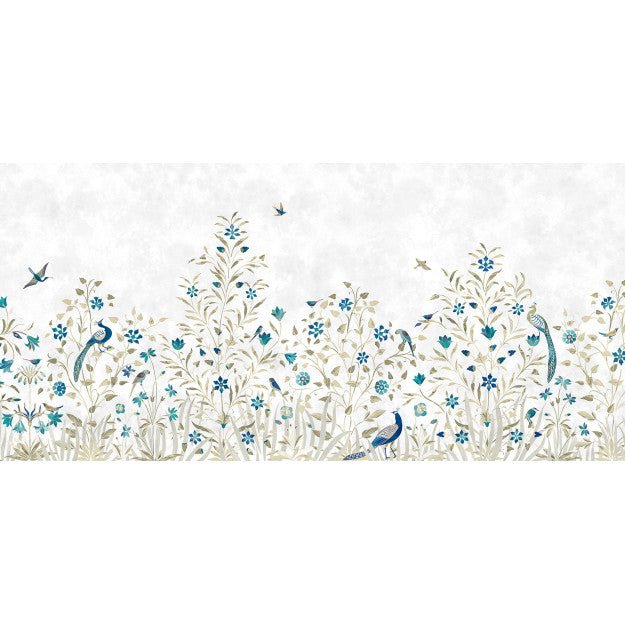 Les Dominotiers Palais Floral vert Behang DOM 6006 - LAB COLOUR THE WORLD