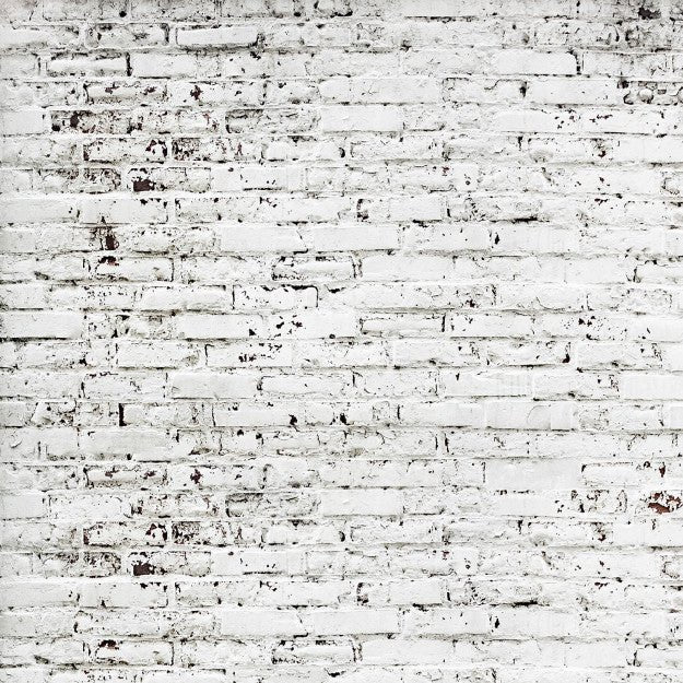Les Dominotiers Rough Brick Wall Blanc Behang DOM 407 - LAB COLOUR THE WORLD