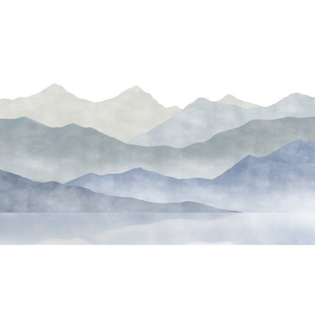 Les Dominotiers Spring lake abstract Behang DOM 5104-1 - LAB COLOUR THE WORLD