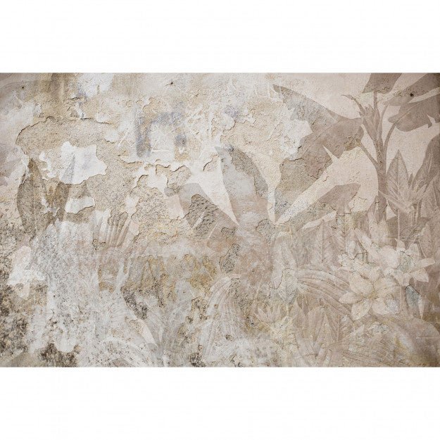 Les Dominotiers Tropical Patina Wall Beige Et Rose Behang DOM 413 - LAB COLOUR THE WORLD