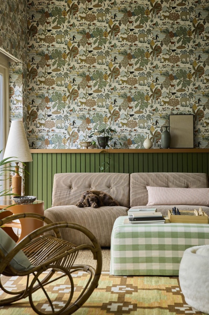 Little Greene Animal Kingdom Behang 0231ANPEAZZ - LAB COLOUR THE WORLD