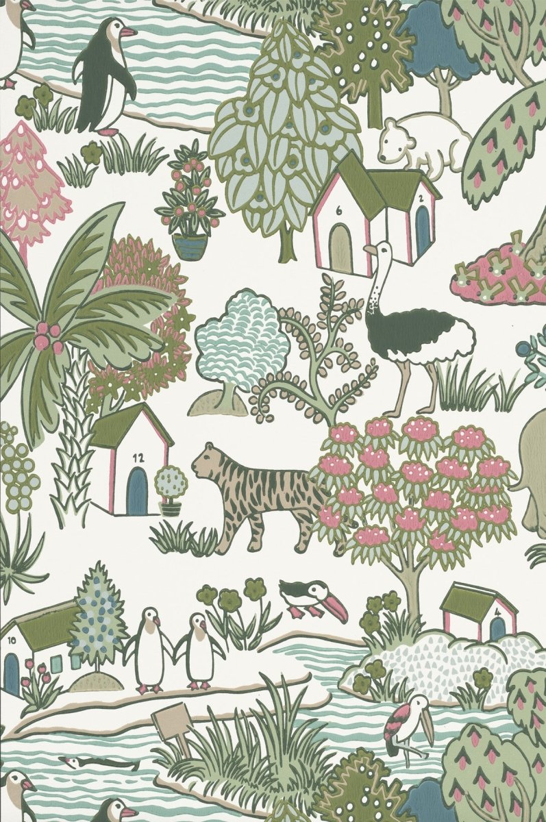 Little Greene Animal Kingdom Behang 0231ANPUCKZ - LAB COLOUR THE WORLD