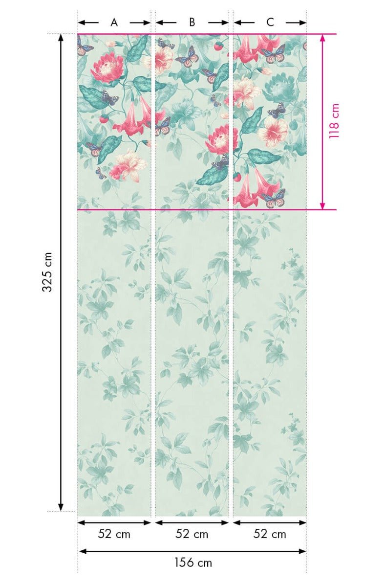 Little Greene Asterid Behang 0291ASISLAN - LAB COLOUR THE WORLD