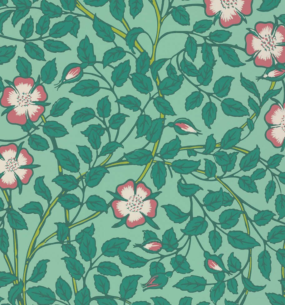 Little Greene Briar Rose Behang 0263BRGVERD - LAB COLOUR THE WORLD