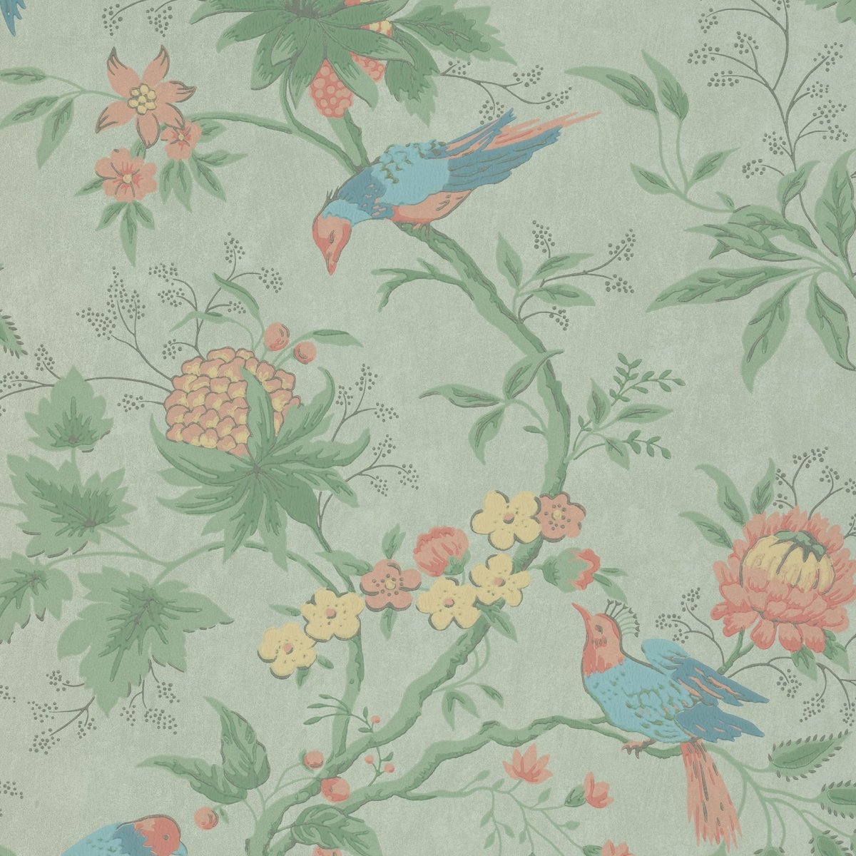 Little Greene Brooke House Behang 0291BRSILKZ - LAB COLOUR THE WORLD