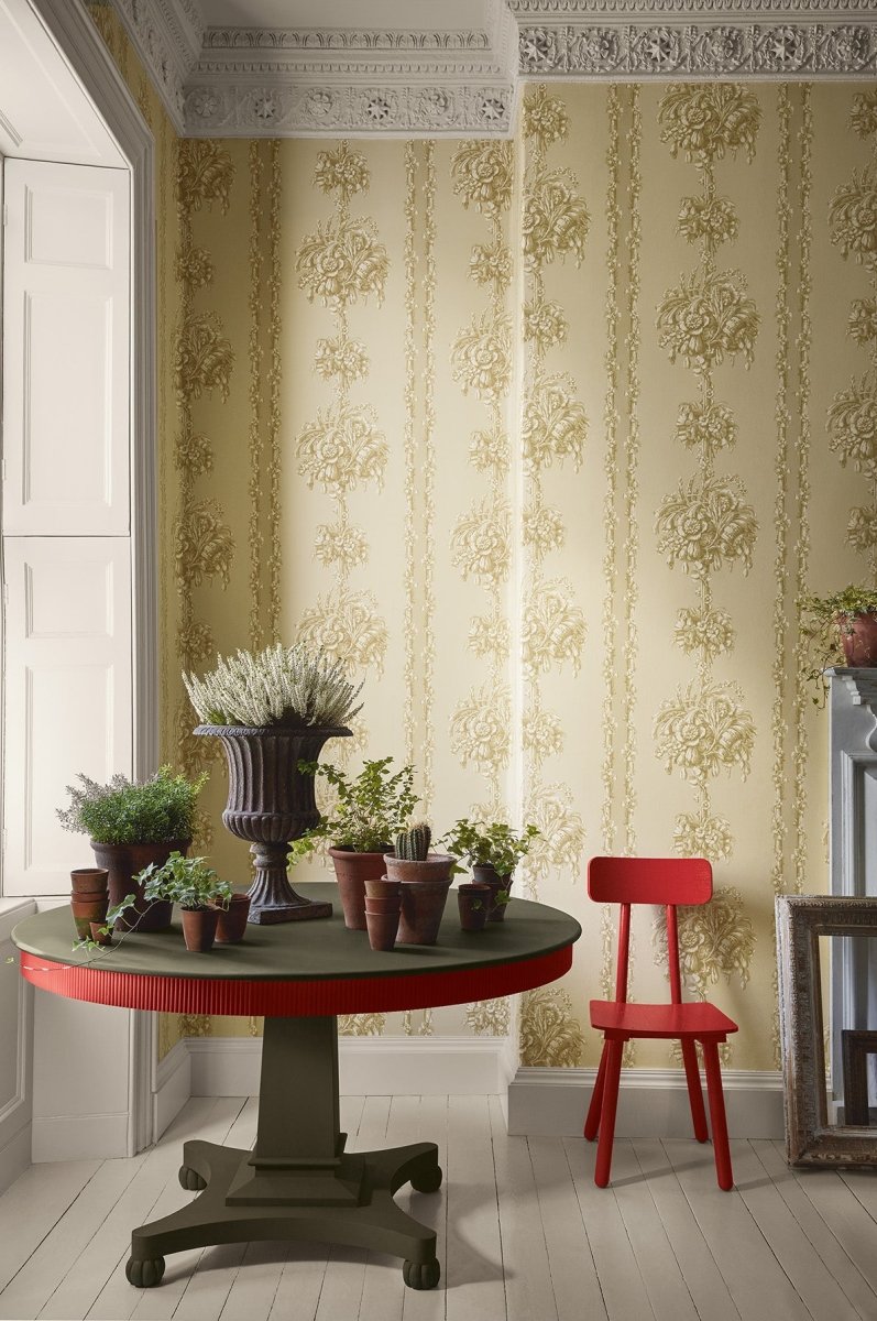Little Greene Chelsea Bridge Behang 0251CBHALCY - LAB COLOUR THE WORLD