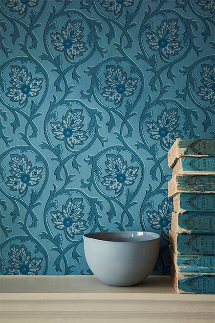 Little Greene Hoja Behang 0263HOAIRFO - LAB COLOUR THE WORLD