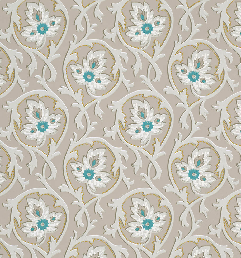 Little Greene Hoja Behang 0263HOCOOLA - LAB COLOUR THE WORLD