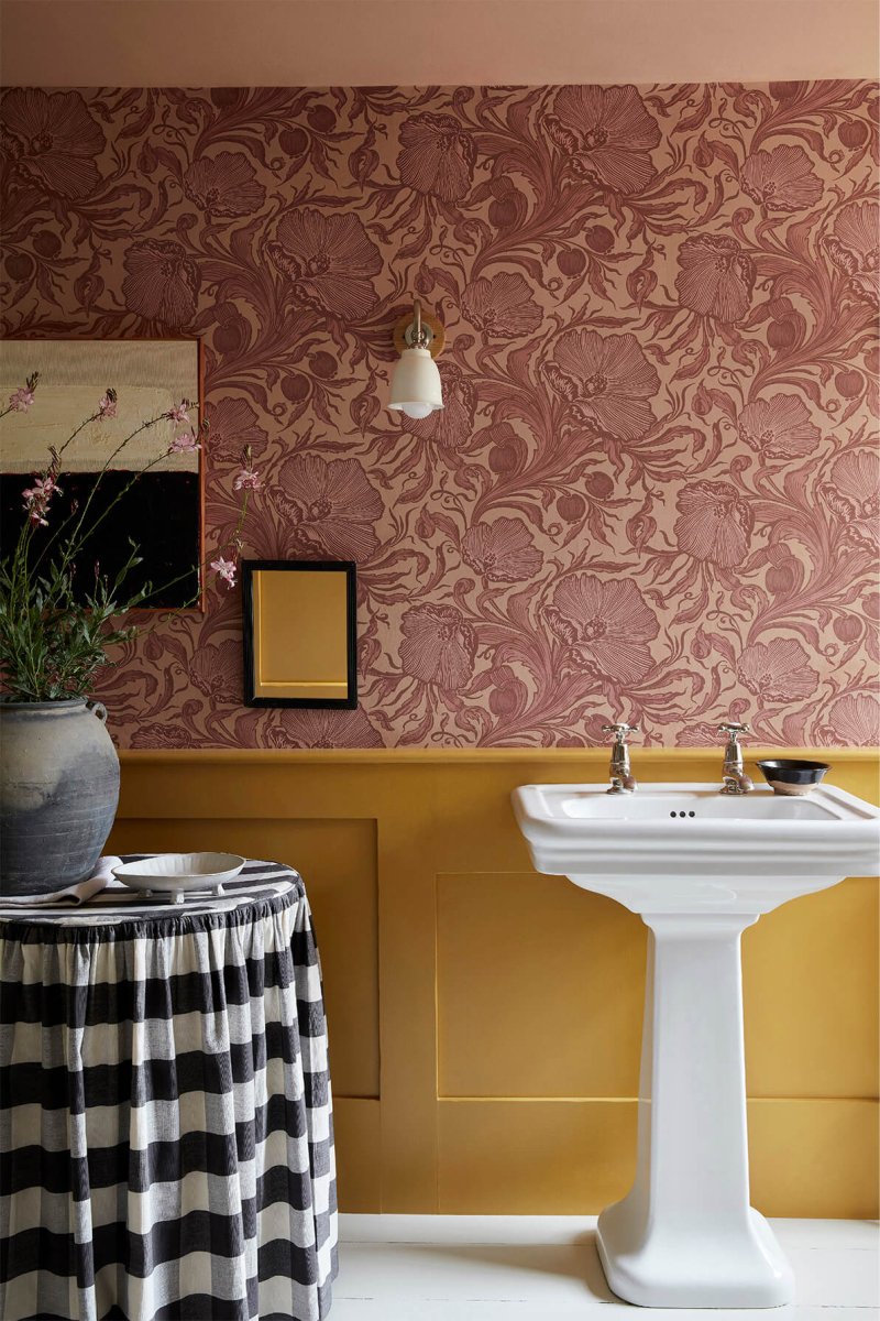 Little Greene Poppy Trail Behang 0263PTMASQU - LAB COLOUR THE WORLD