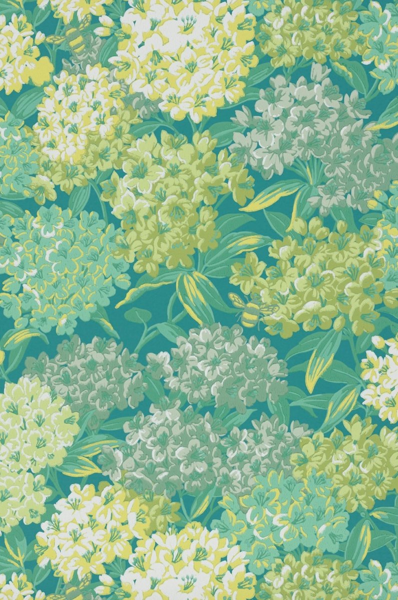 Little Greene Rhododendron Walk Behang 0234RWCANTO - LAB COLOUR THE WORLD