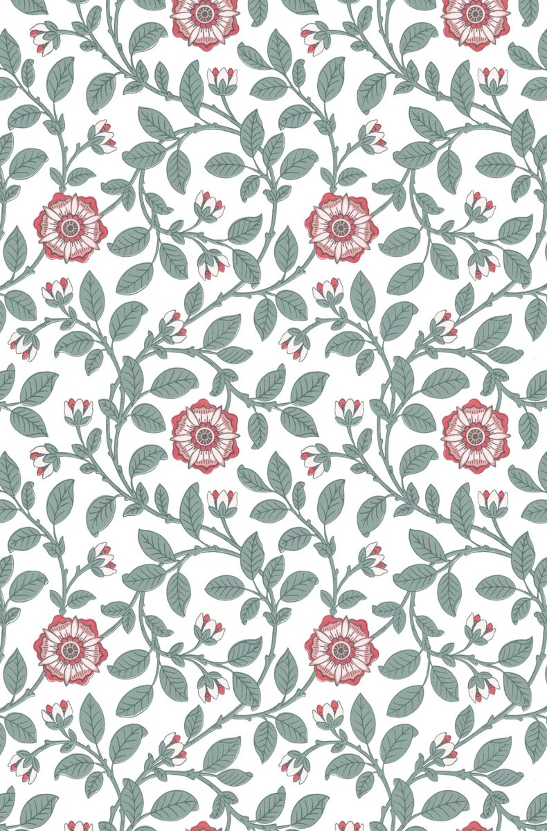 Little Greene Richmond Green Behang 0251RGDORCA - LAB COLOUR THE WORLD