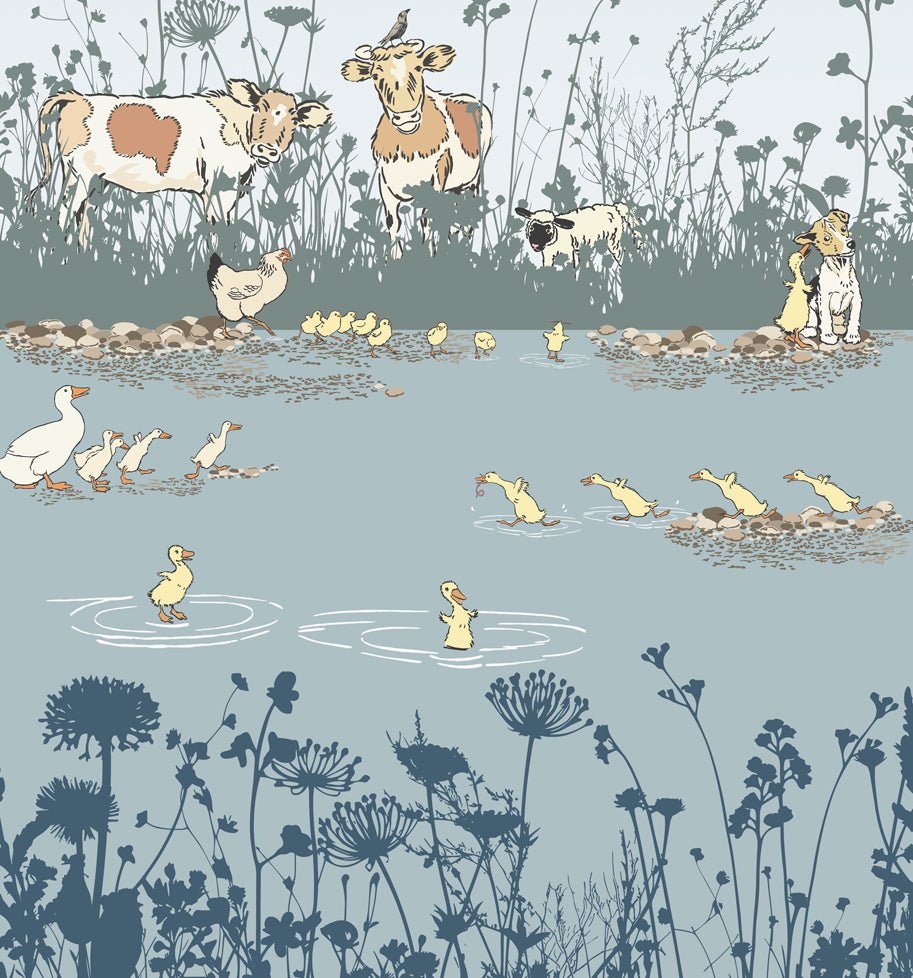 Little Greene Riverside Capers Behang 0231RIMOOZZ - LAB COLOUR THE WORLD