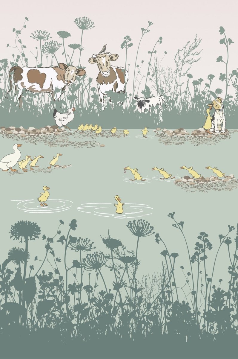 Little Greene Riverside Capers Behang 0231RIQUACK - LAB COLOUR THE WORLD