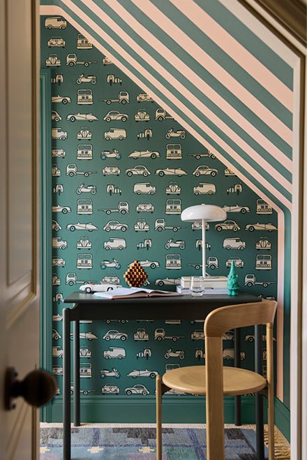 Little Greene Road Trip Behang 0231RTPLEAT - LAB COLOUR THE WORLD