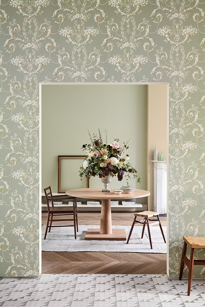 Little Greene Versailles Behang 0284VEMONUM - LAB COLOUR THE WORLD