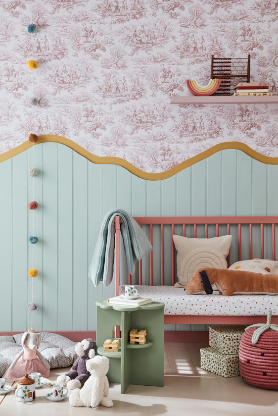 Little Greene Lovers' Toile Behang 0263LOBLUSH - LAB COLOUR THE WORLD