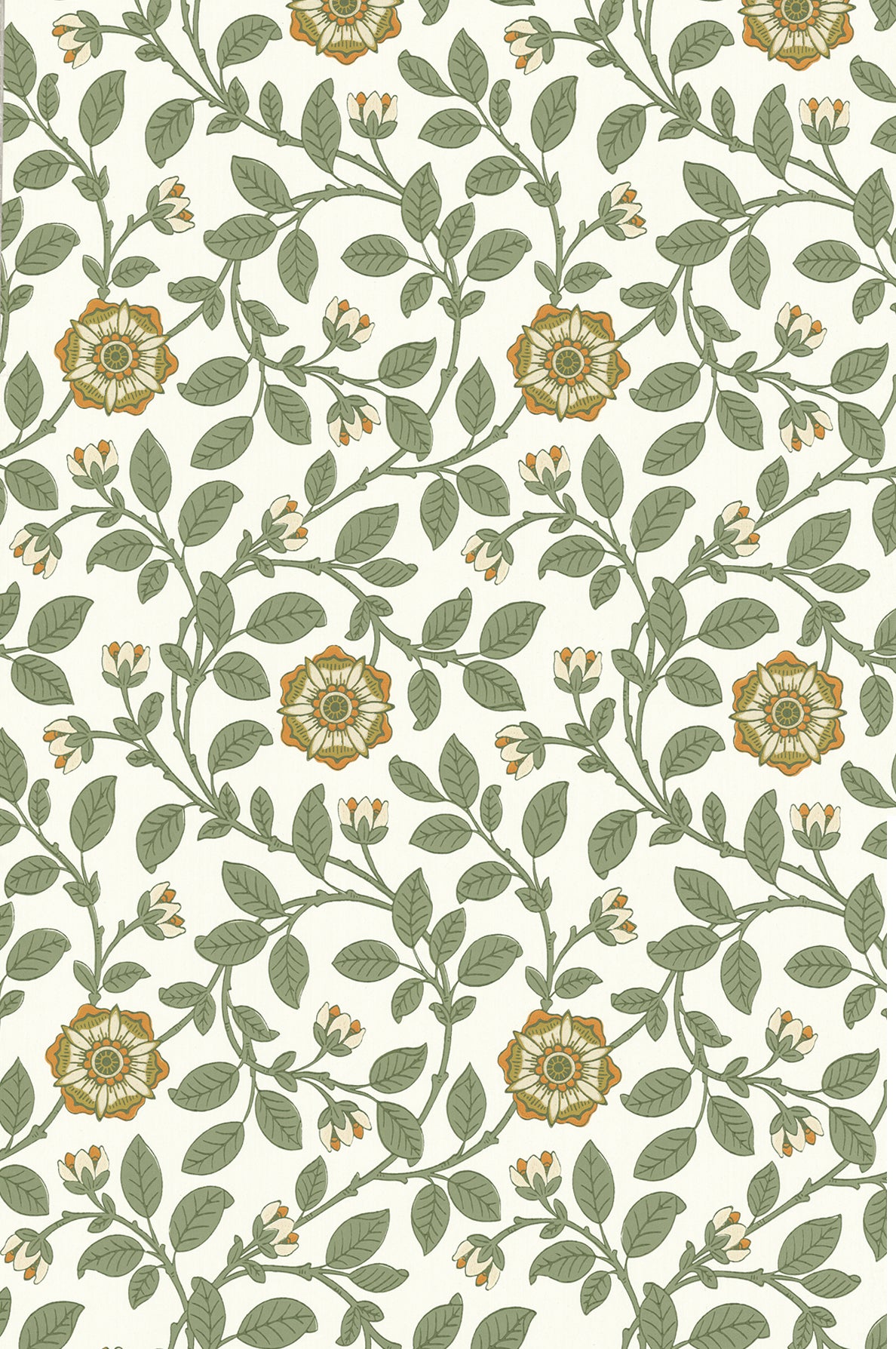 Little Greene Richmond Green Behang 0251RGGUINE - LAB COLOUR THE WORLD