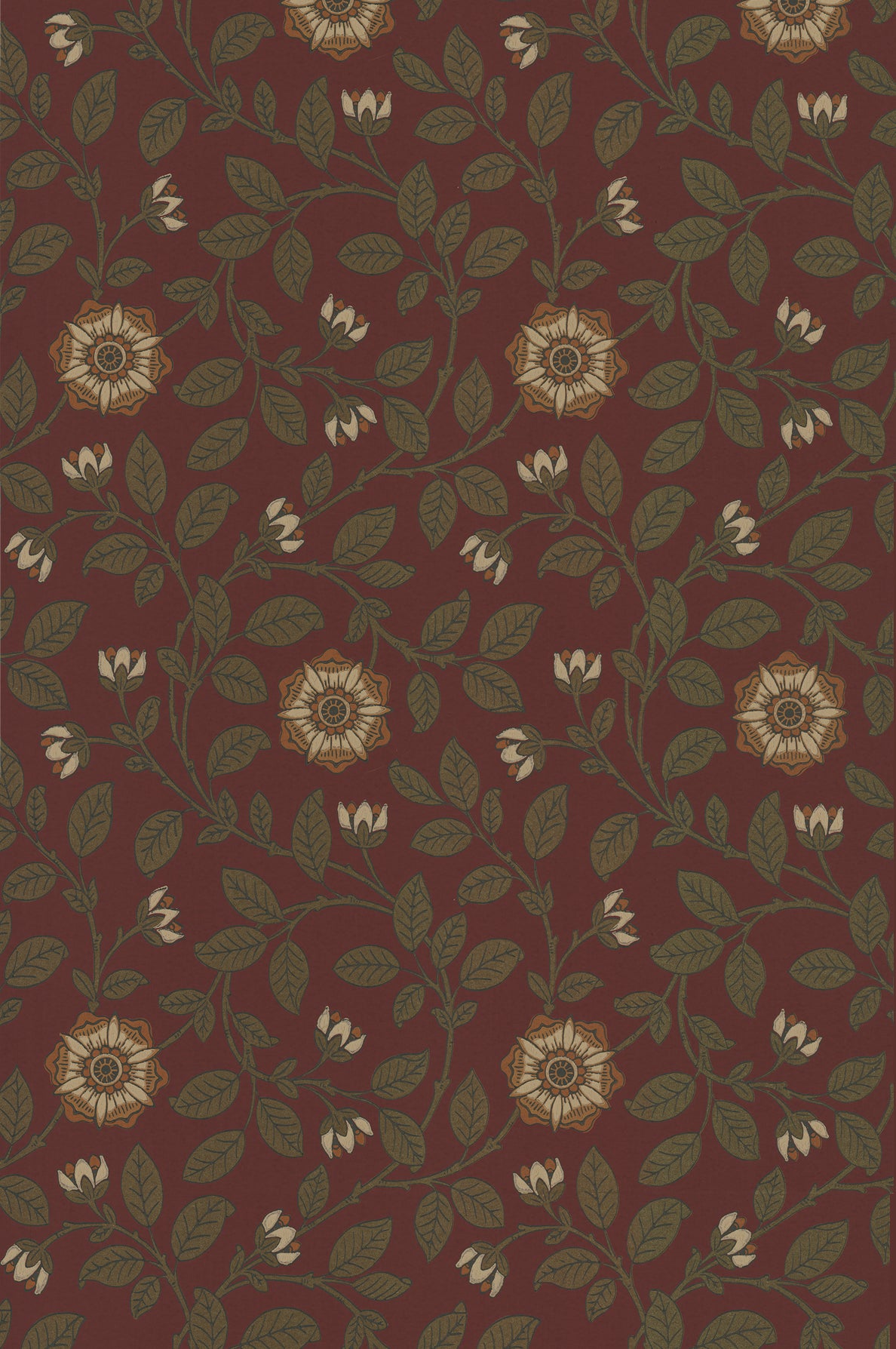 Little Greene Richmond Green Behang 0251RGREVIR - LAB COLOUR THE WORLD