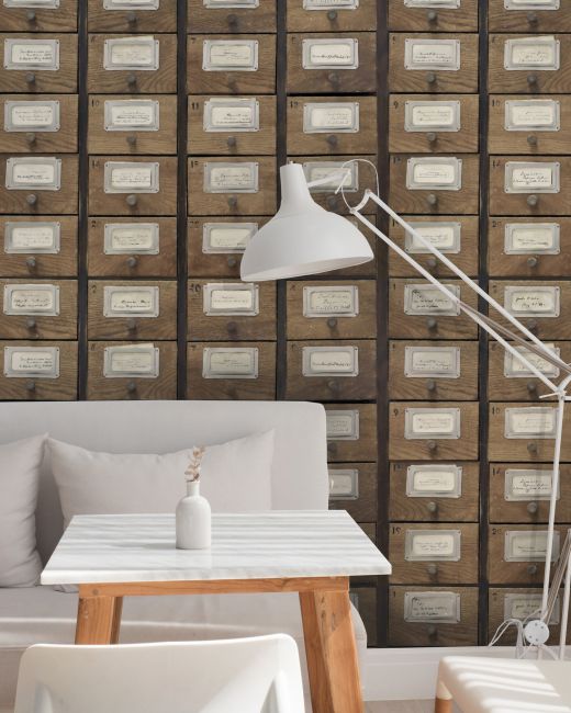 Mind The Gap Apothecary Neutral Behang WP20264 - LAB COLOUR THE WORLD