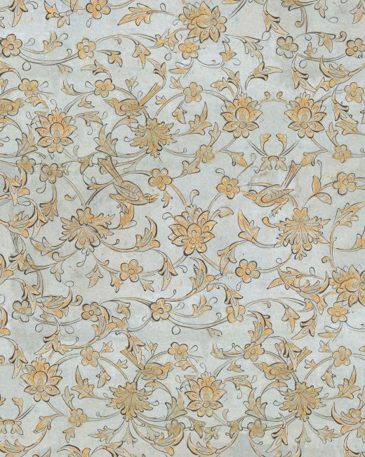 Mind The Gap Backyard Flowering Ether Blue Behang WP30004 - LAB COLOUR THE WORLD