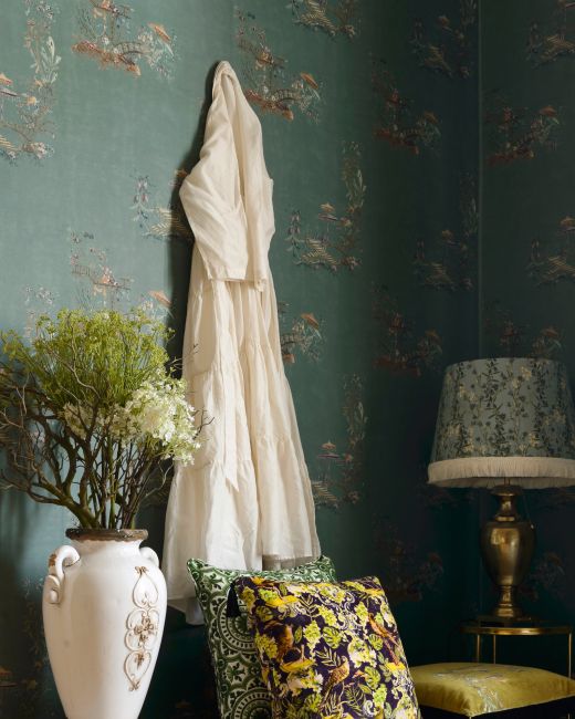 Mind The Gap Chinoiserie Blue Behang WP20437 - LAB COLOUR THE WORLD