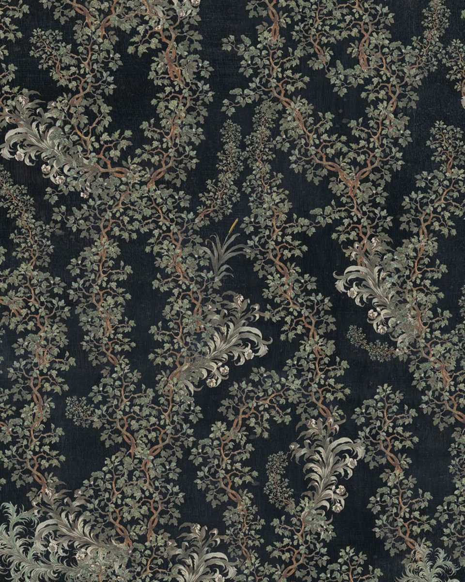 Mind The Gap Dark Leaves Behang WP20458 - LAB COLOUR THE WORLD