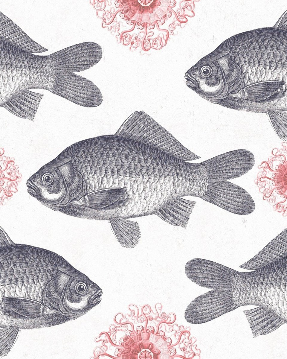 Mind The Gap Fish Neutral Behang WP20008 - LAB COLOUR THE WORLD