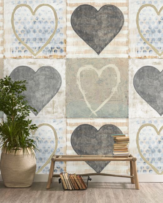 Mind The Gap Heart Behang WP20271 - LAB COLOUR THE WORLD