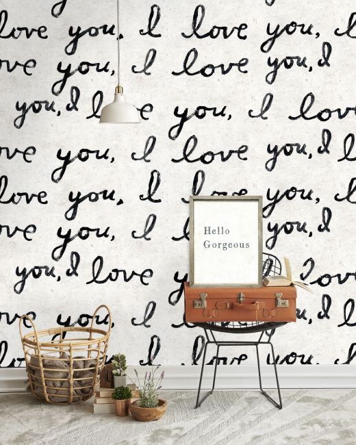 Mind The Gap I Love You, I Love You Behang WP20272 - LAB COLOUR THE WORLD