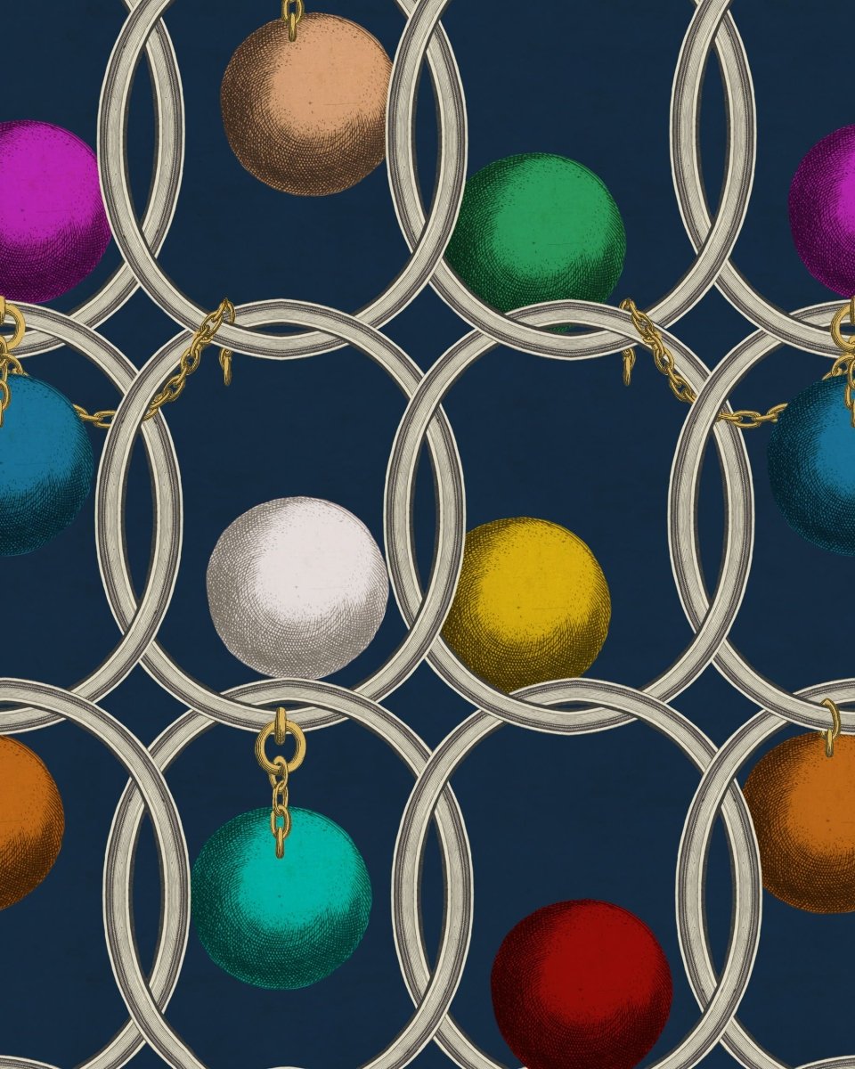 Mind The Gap Incatenato Blu Behang WP20839 - LAB COLOUR THE WORLD