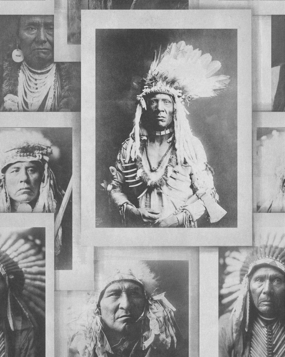 Mind The Gap Indian Chiefs Behang WP20072 - LAB COLOUR THE WORLD