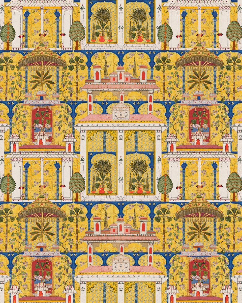 Mind The Gap Majorelle Garden Behang WP20749 - LAB COLOUR THE WORLD