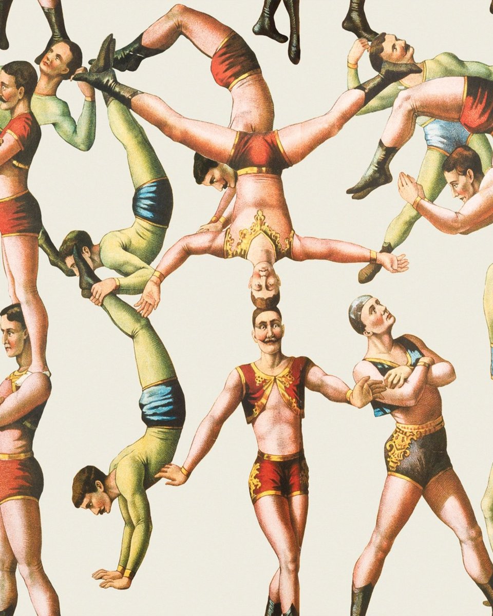 Mind The Gap The Acrobats Behang WP20005 - LAB COLOUR THE WORLD