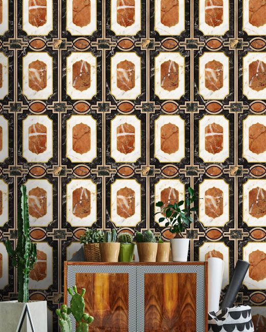 Mind The Gap Waldorf Ochre Behang WP20357 - LAB COLOUR THE WORLD