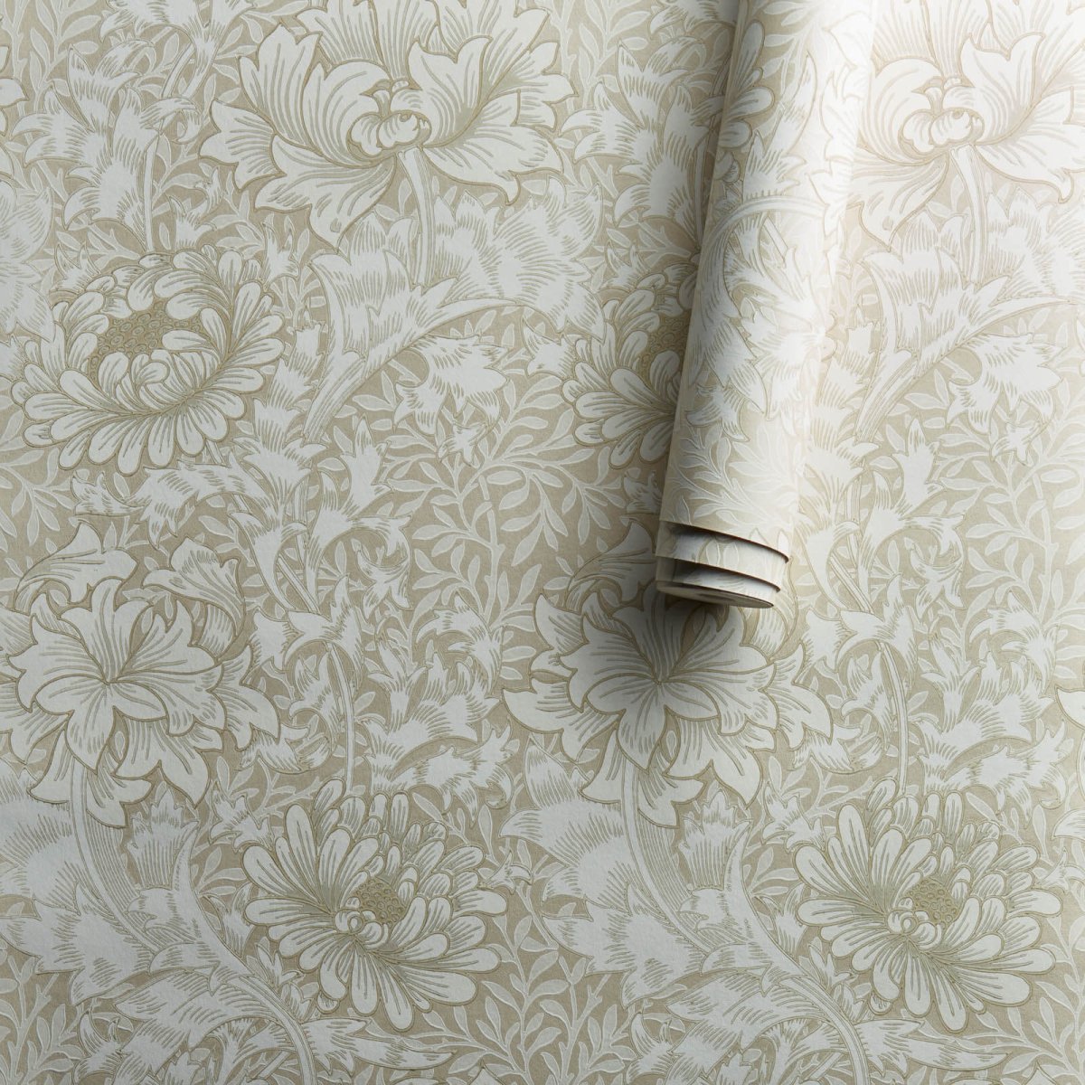 Morris & Co. Chrysanthemum Behang 212546 - LAB COLOUR THE WORLD