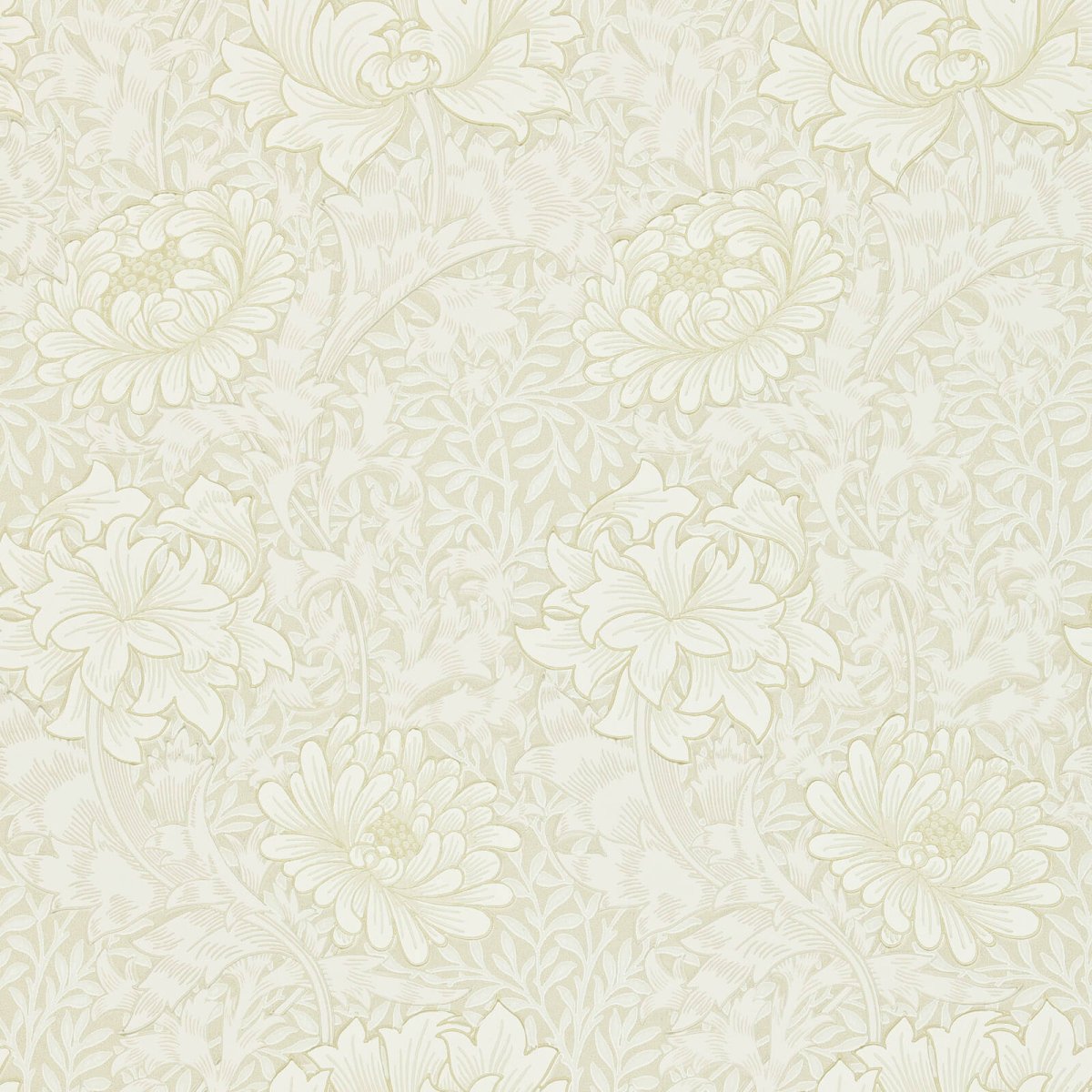 Morris & Co. Chrysanthemum Behang 212546 - LAB COLOUR THE WORLD