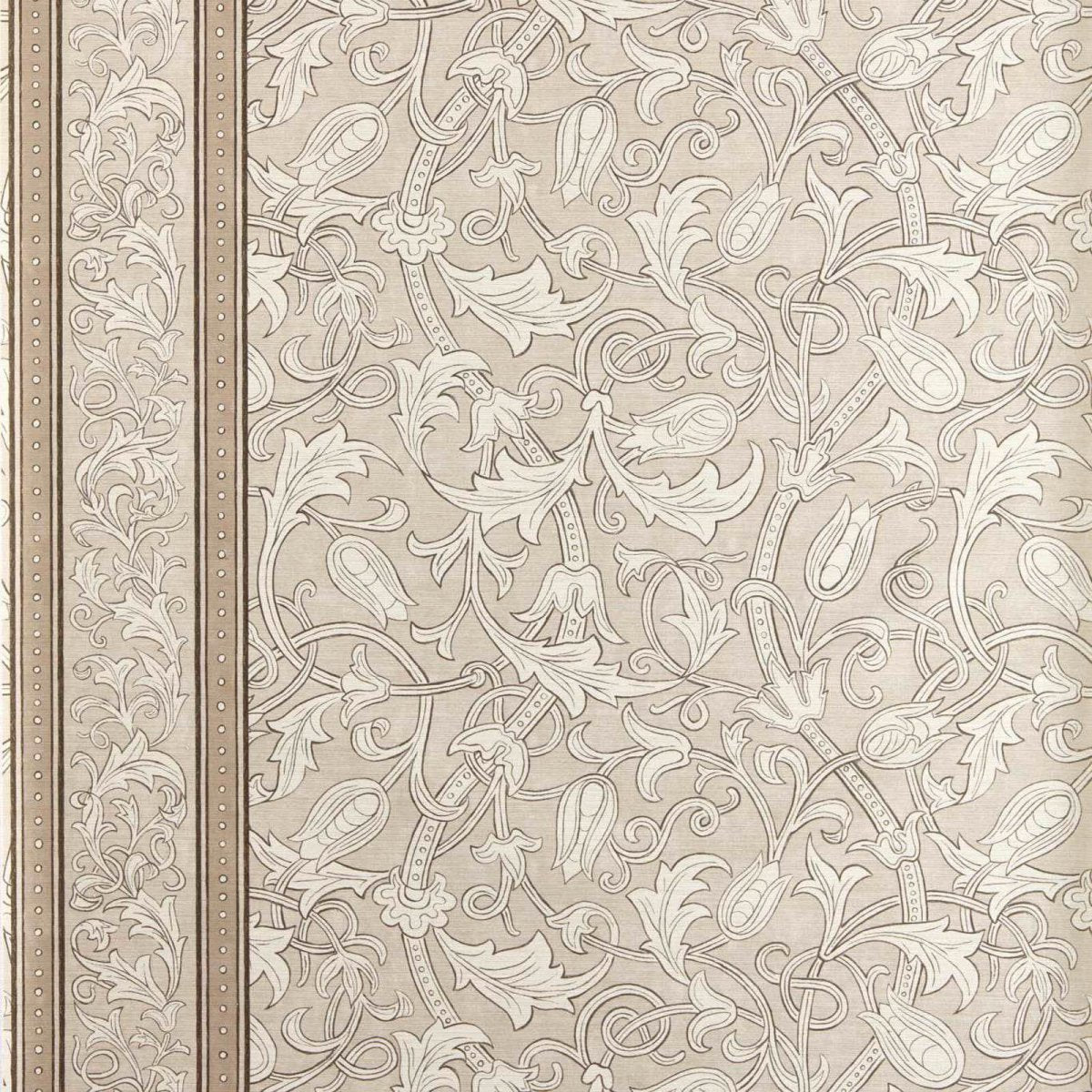 Morris & Co. Etched Scrolling Tulip Behang 217603 - LAB COLOUR THE WORLD
