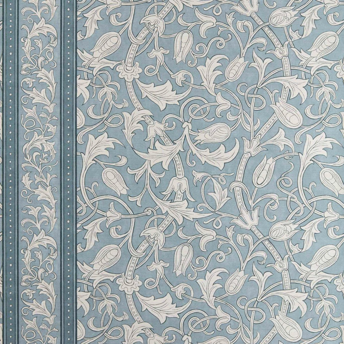 Morris & Co. Etched Scrolling Tulip Behang 217604 - LAB COLOUR THE WORLD
