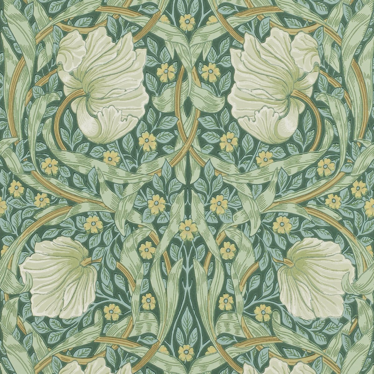 Morris & Co. Pimpernel Behang 210389 - LAB COLOUR THE WORLD