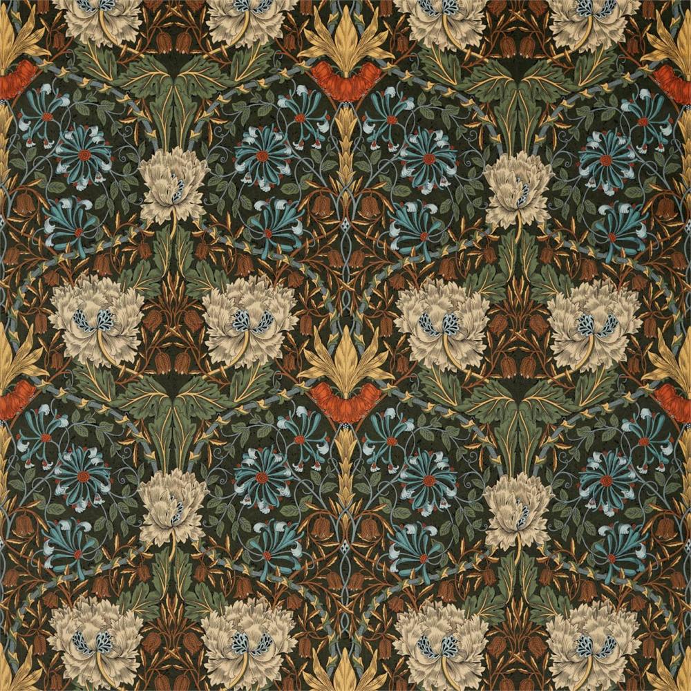 Morris & Co. Pure Honeysuckle & Tulip Behang 236939 - LAB COLOUR THE WORLD