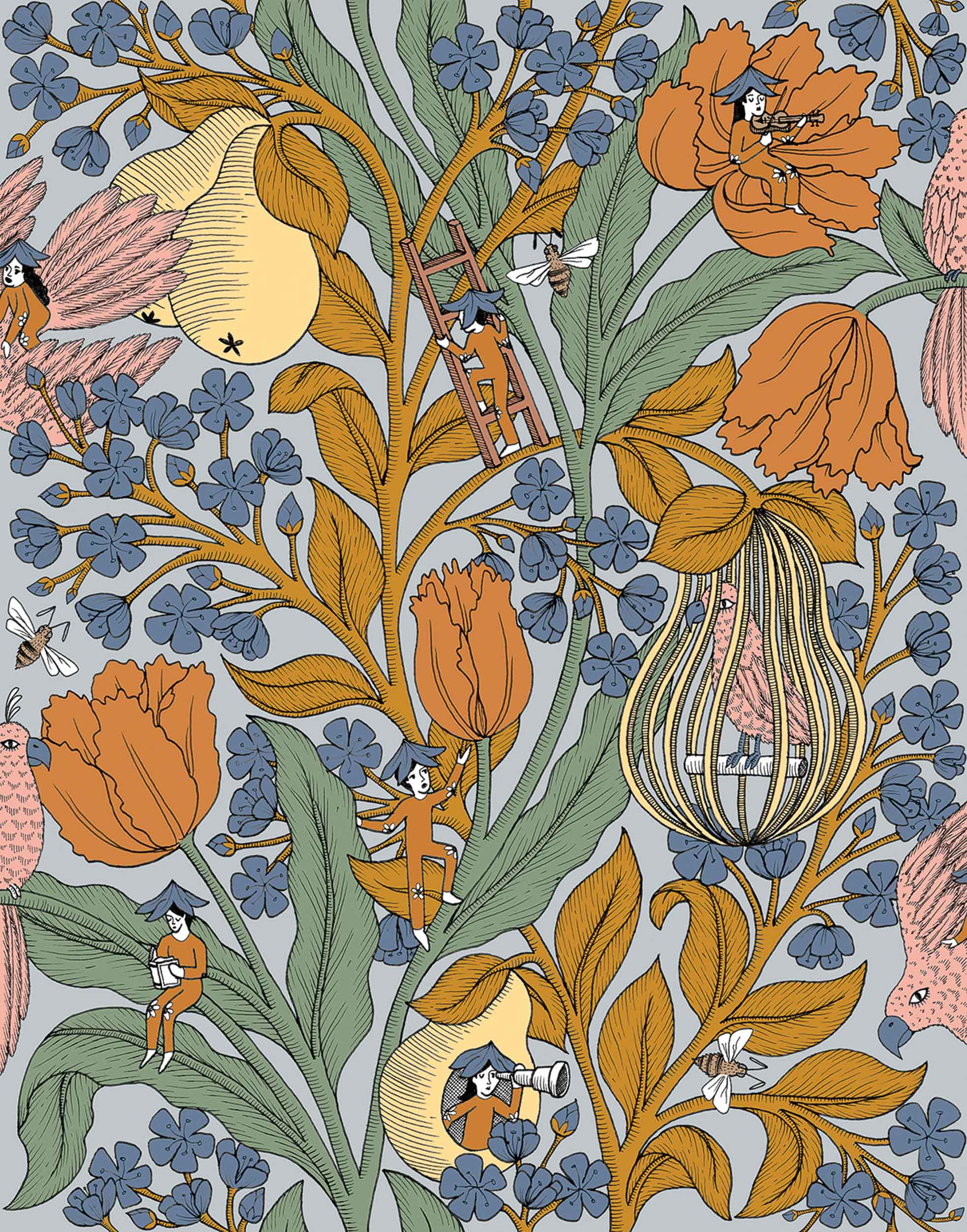 Coordonné Metamorphosis Neo-belle-epoque behang 8800015 behang afbeelding 1