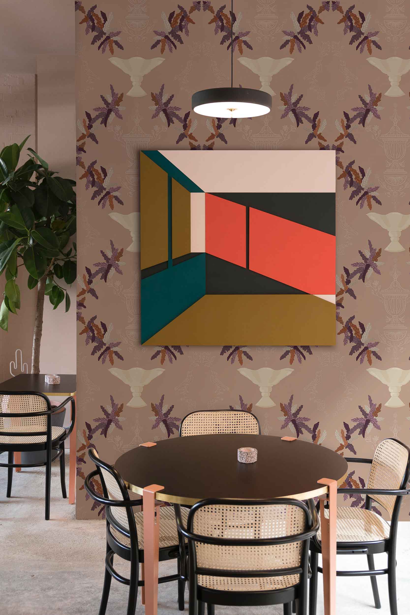 Coordonné Metamorphosis Neorococo behang 8800064 sfeer afbeelding 1