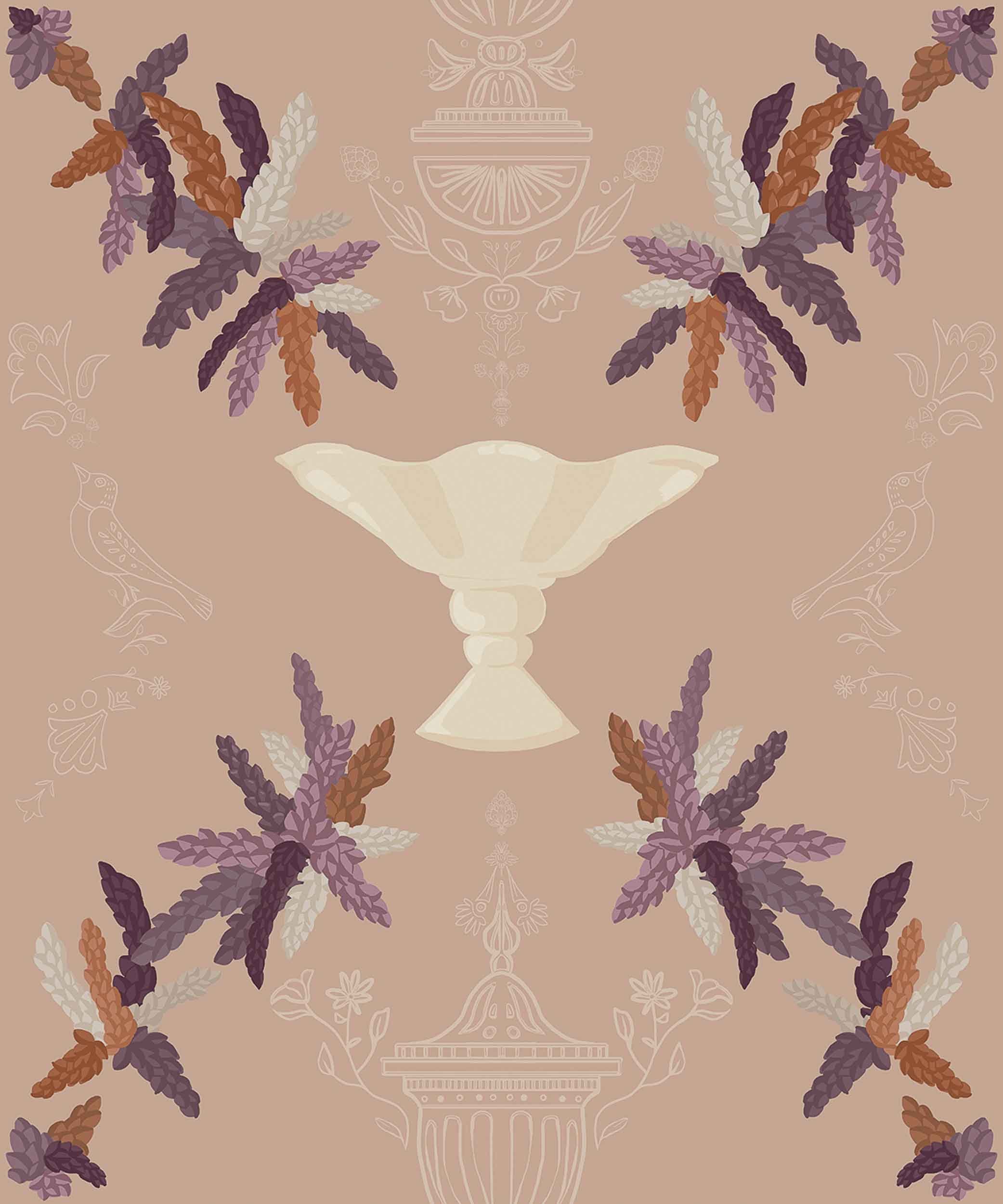 Coordonné Metamorphosis Neorococo behang 8800064 behang afbeelding 1