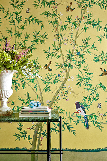 Little Greene Belton Scenic Behang 0245BSSUNB1 - LAB COLOUR THE WORLD
