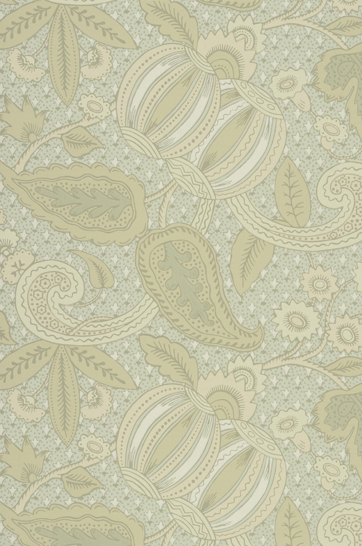 Little Greene Pomegranate Behang 0245POGREEN - LAB COLOUR THE WORLD
