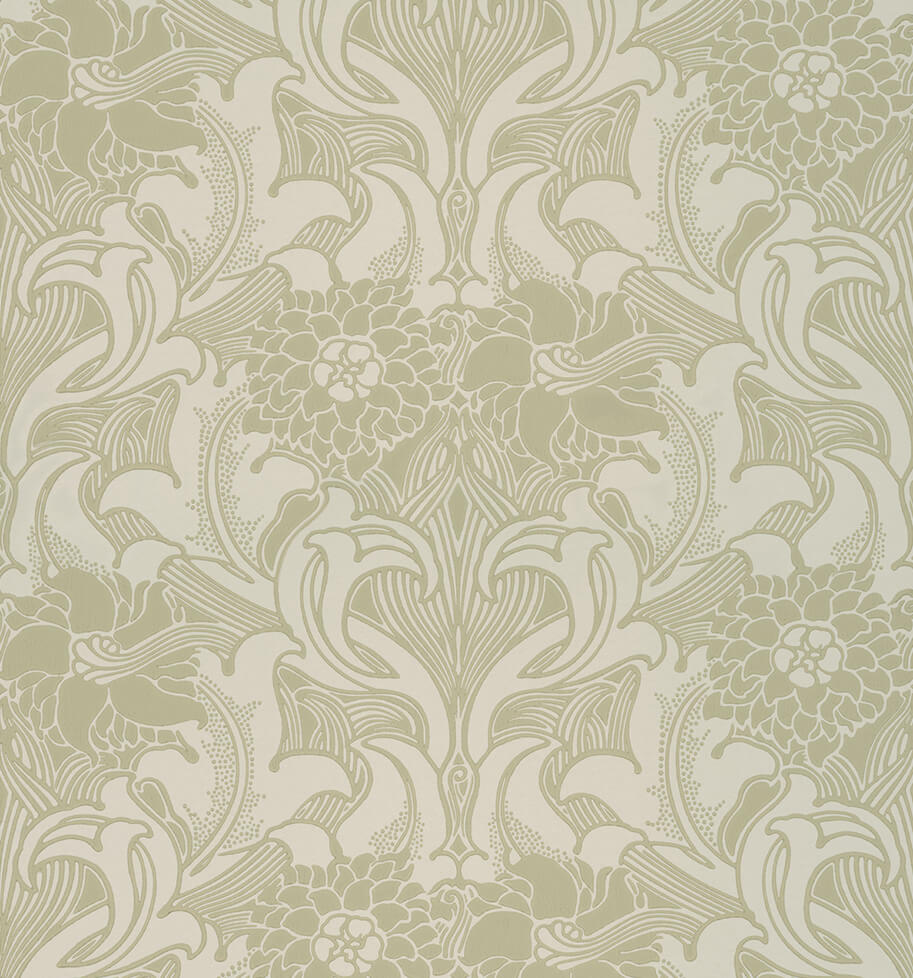 Little Greene Dahlia Scroll Behang 0263DAMIRRO - LAB COLOUR THE WORLD