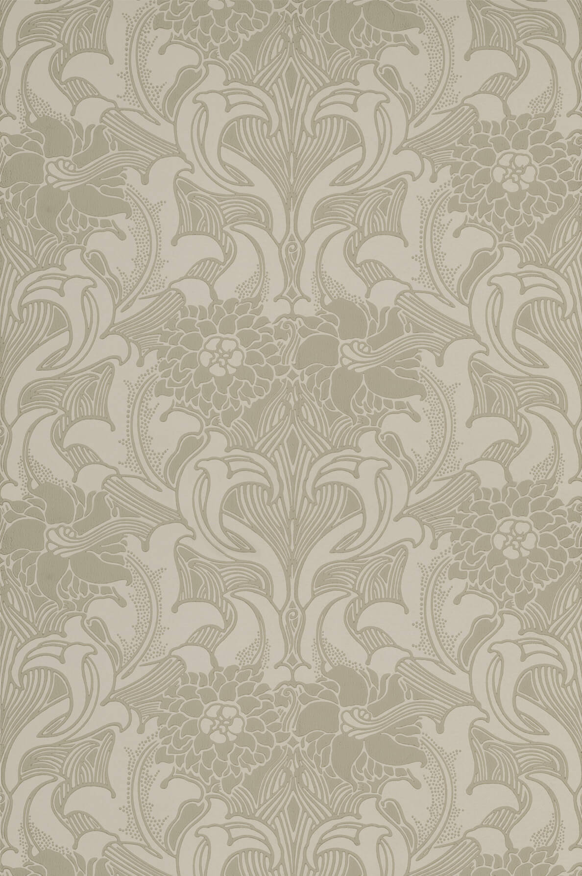 Little Greene Dahlia Scroll Behang 0263DAFRENC - LAB COLOUR THE WORLD
