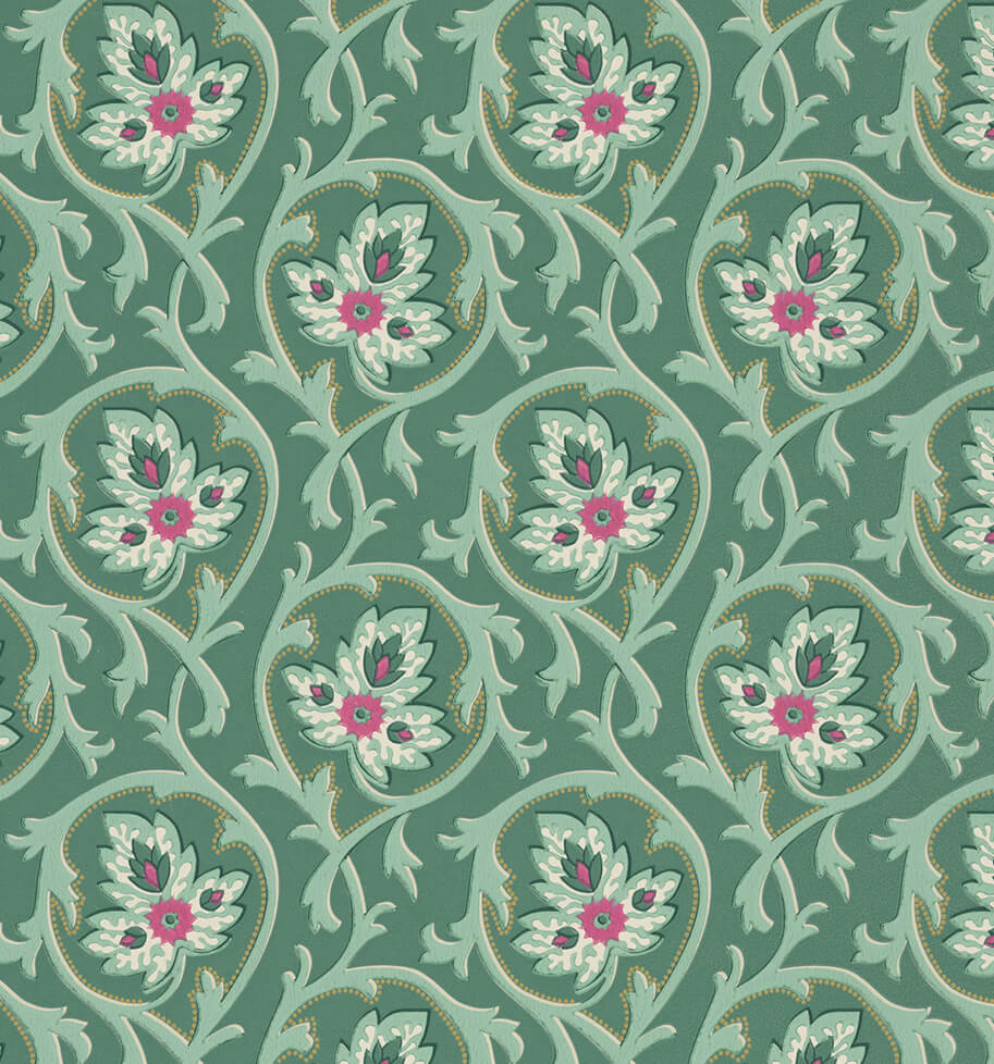 Little Greene Hoja Behang 0263HOPLEAT - LAB COLOUR THE WORLD