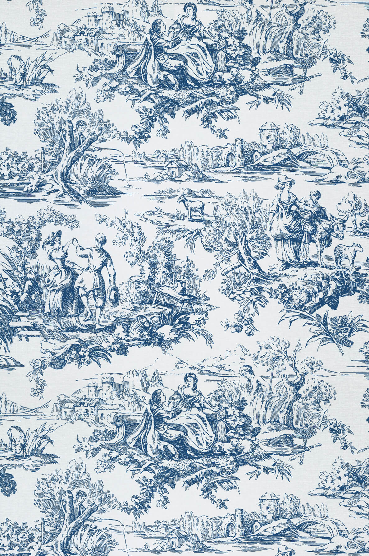 Little Greene Lovers' Toile Behang 0263LOMAZAR - LAB COLOUR THE WORLD